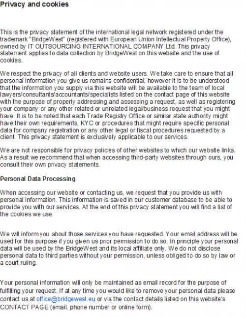Privacy Policy
